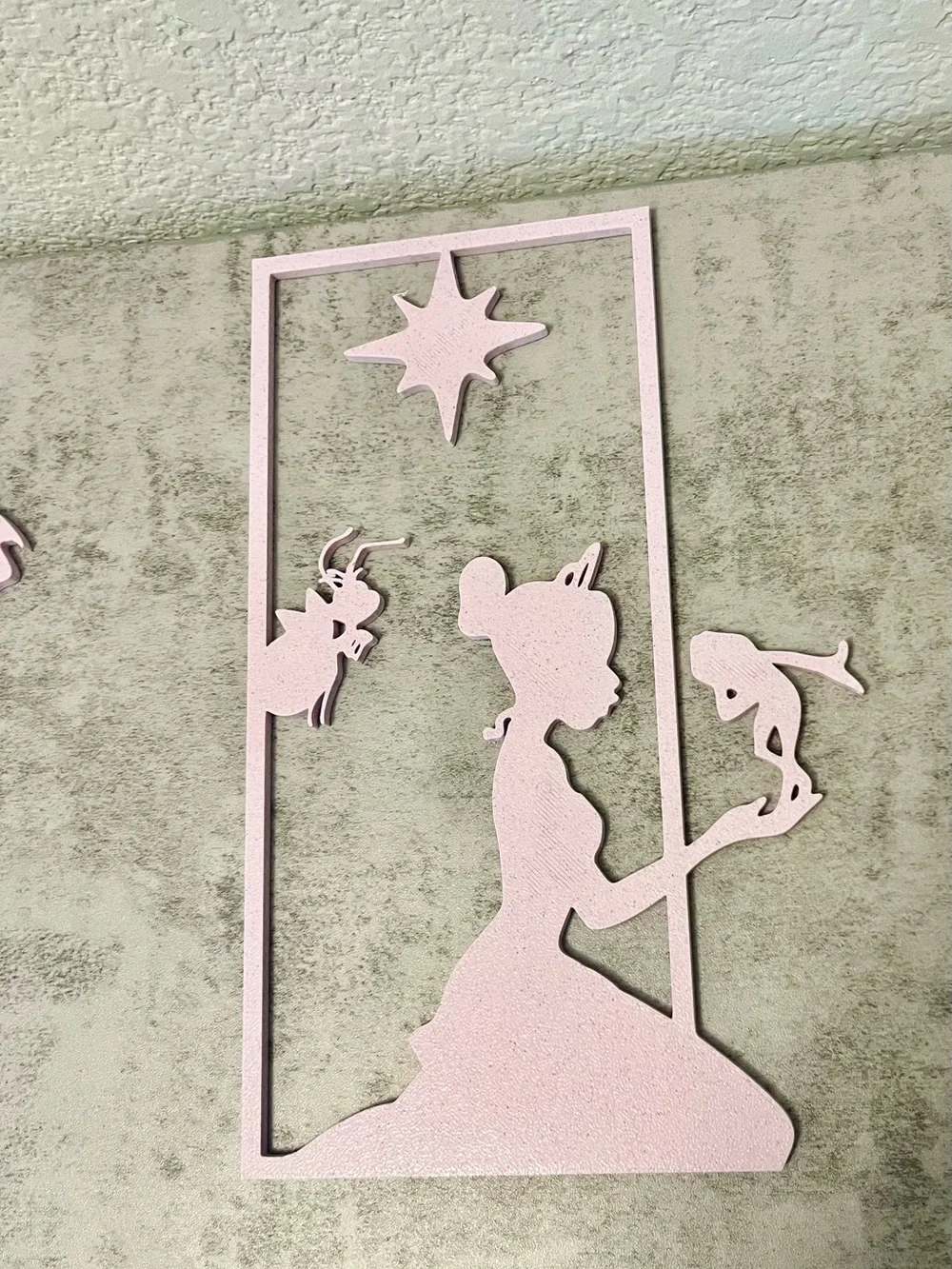 Pink Fairy Tale Princess Wall Art Set - Home Wall Decor